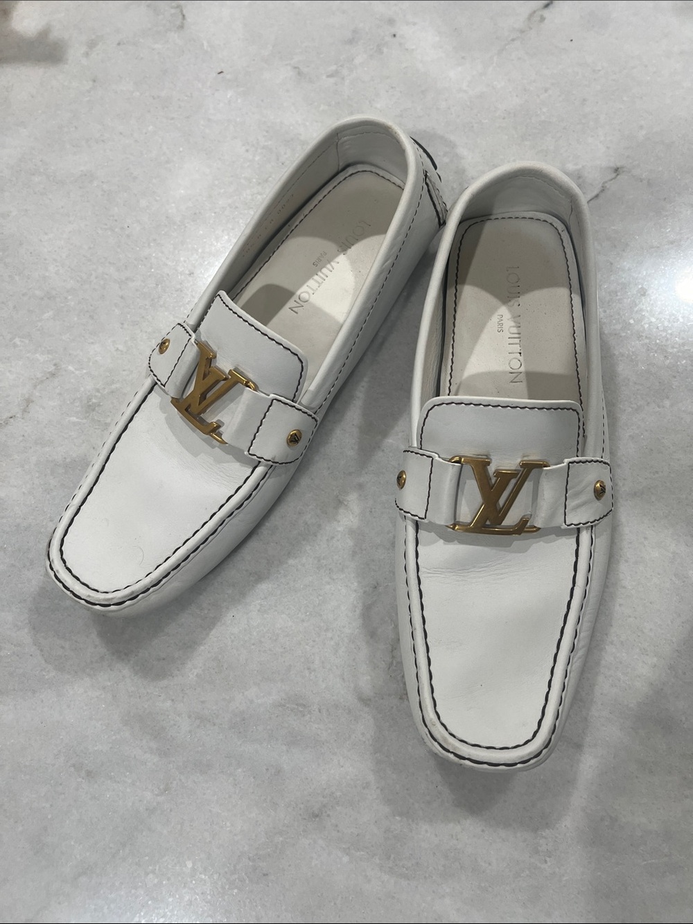Louis Vuitton Monte Carlo Loafers Men's LV Buckle Loafers